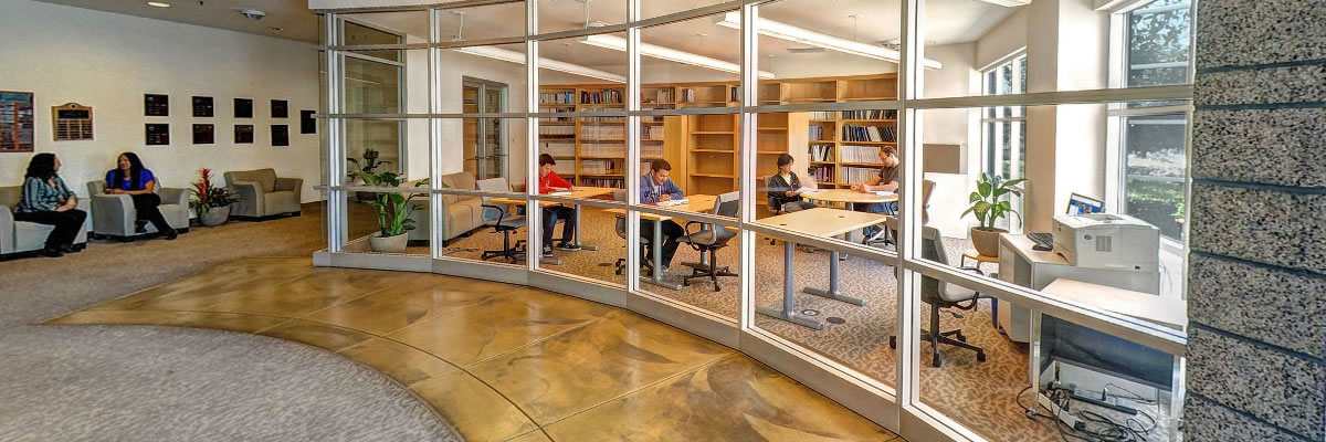 Interior photo of Environmental Research & Technology center inside the Bourns facility.